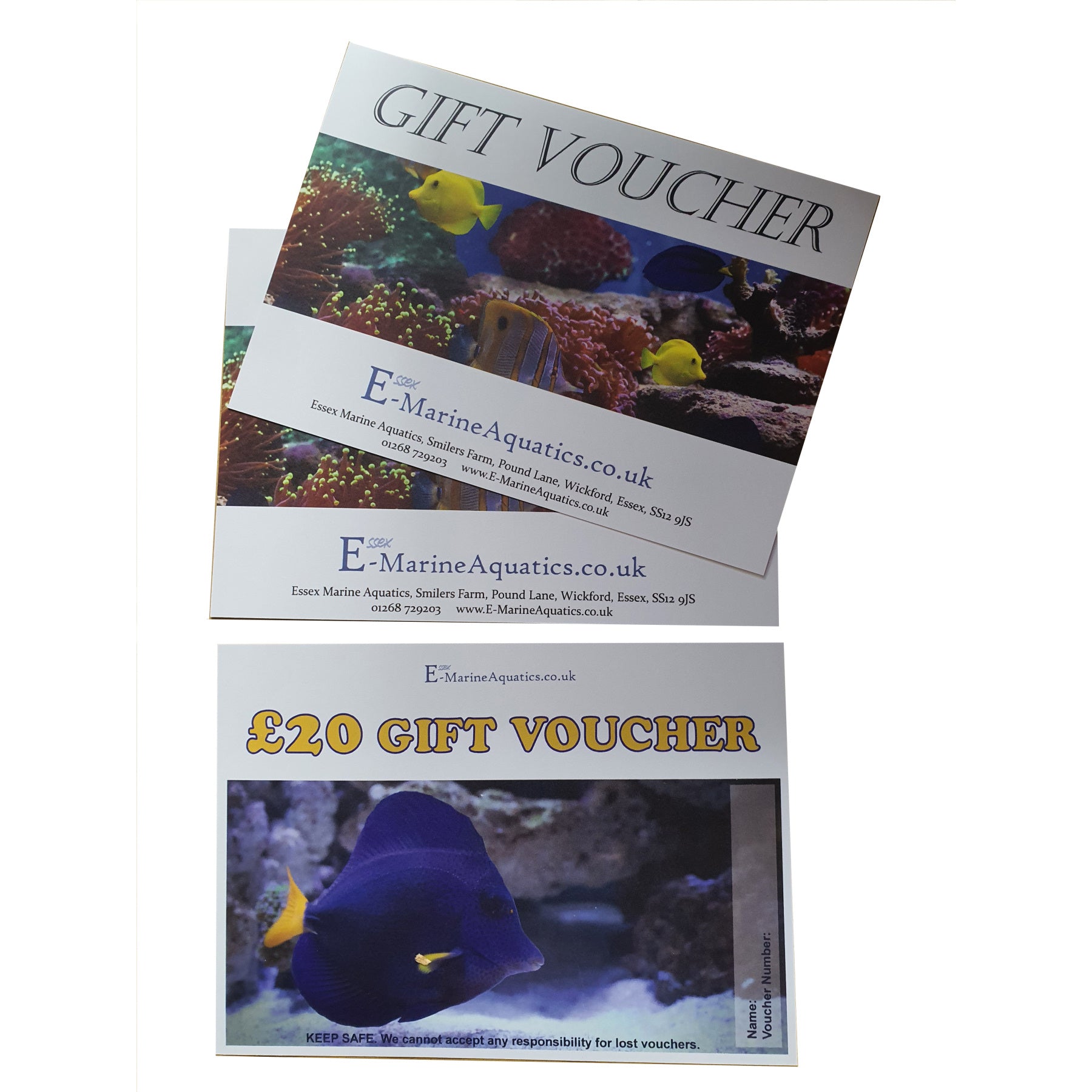 £20 Gift Voucher for the Store Essex Marine Aquatics