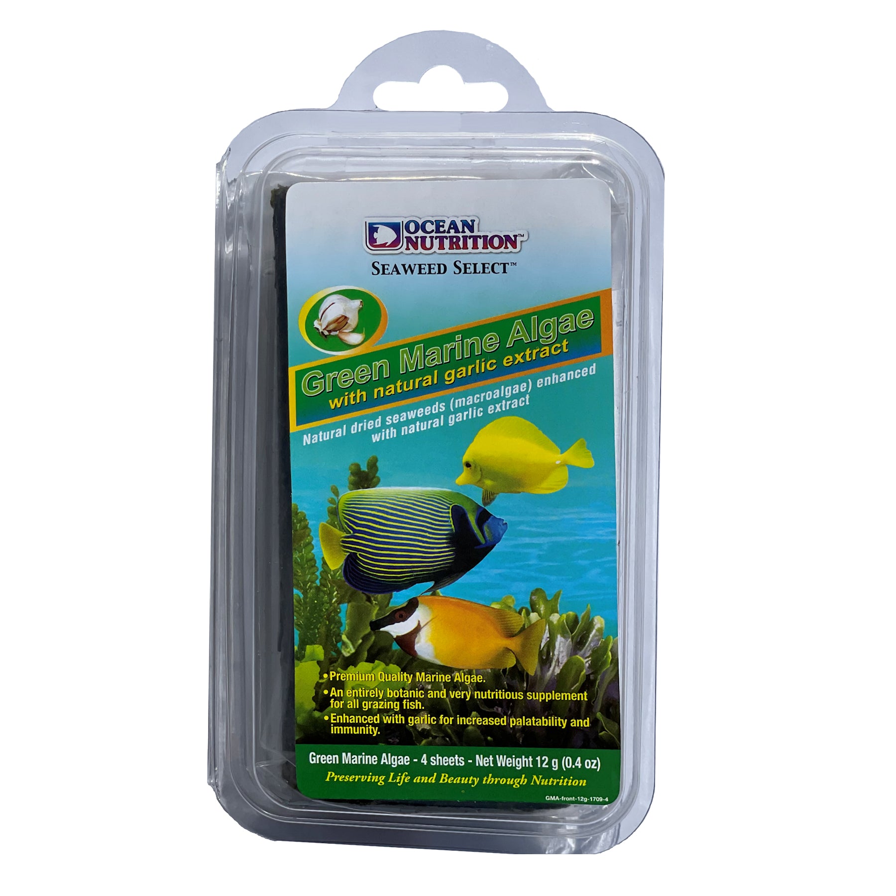 Ocean Nutrition Green Seaweed Alage Sheets (12g) – Essex Marine Aquatics